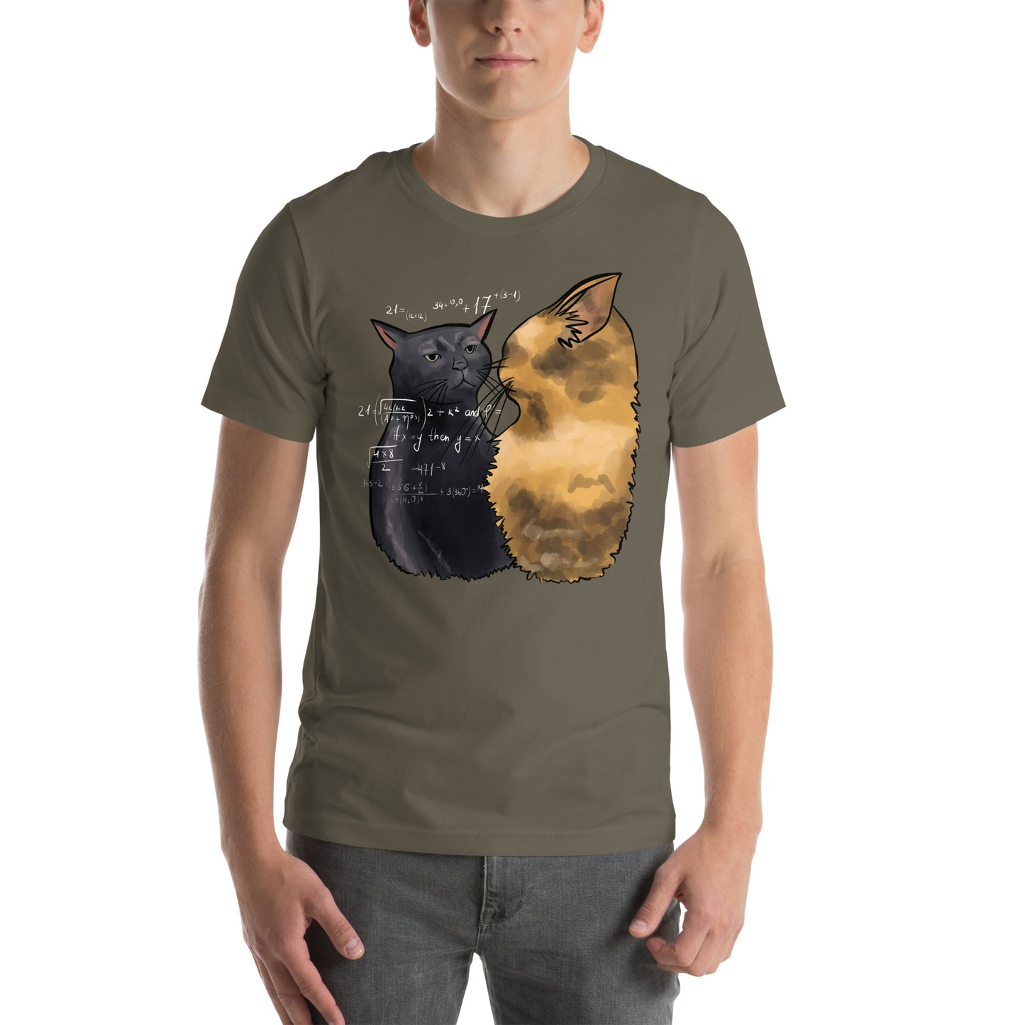 Nerd Cats Unisex Tee in Dark