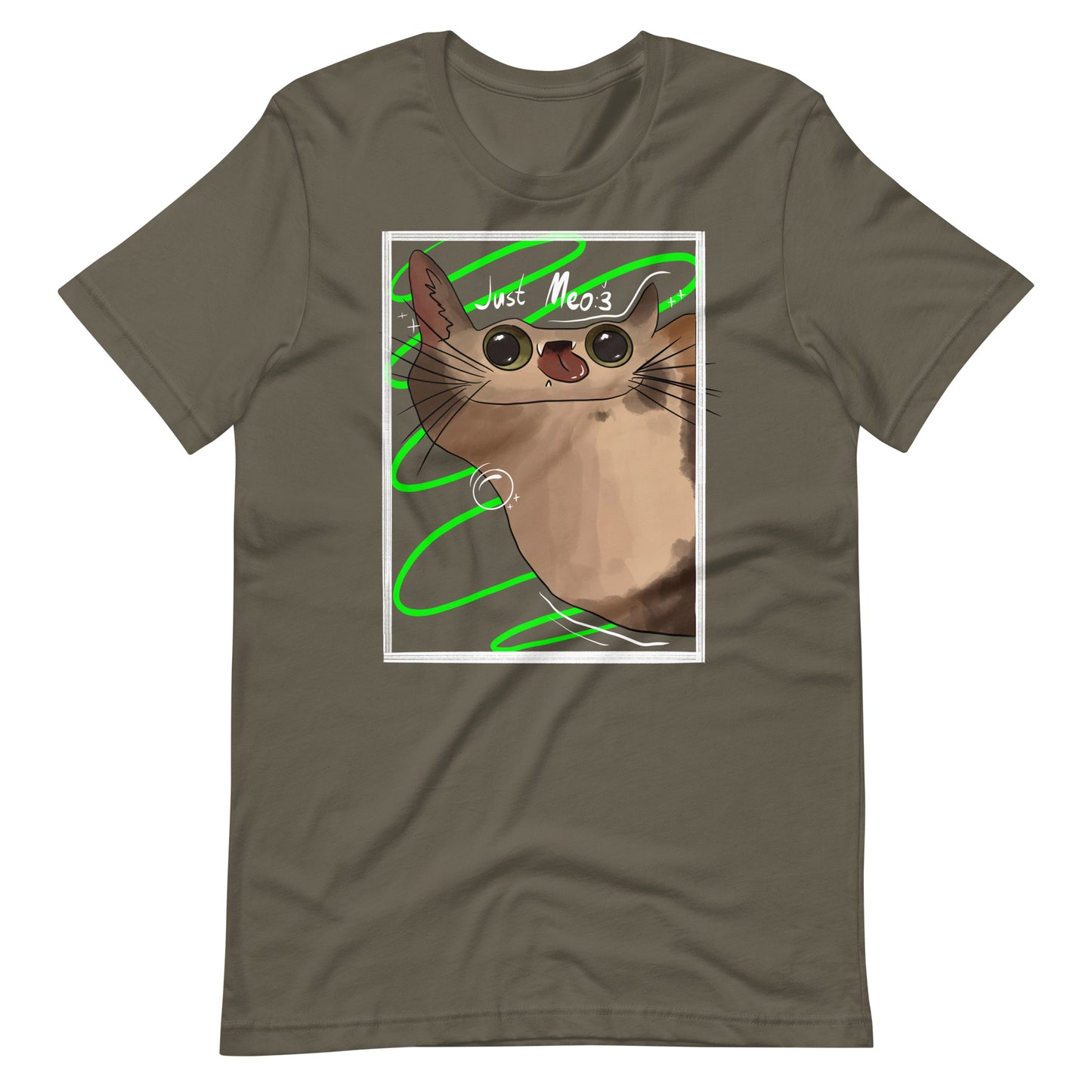 Meow Unisex Dark Colors T-Shirt