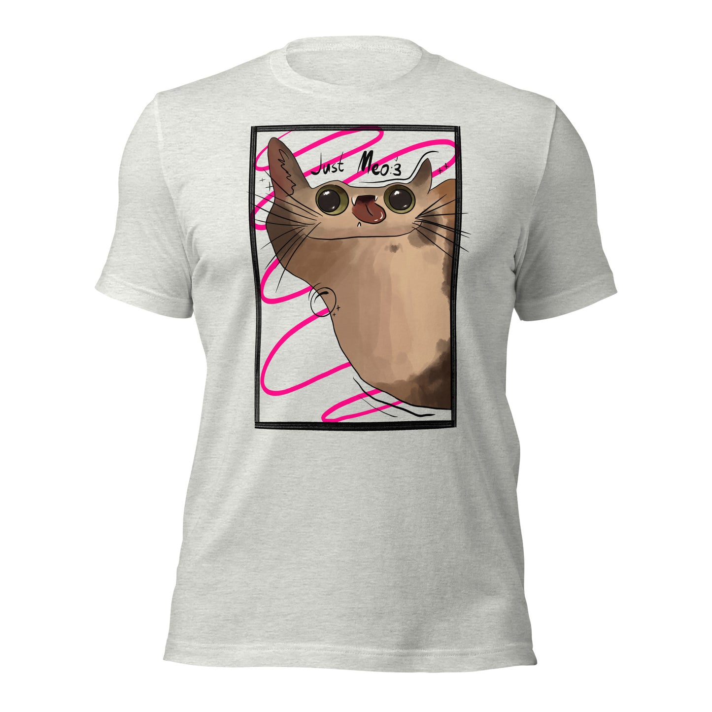 Meow Unisex Bright Colors T-Shirt