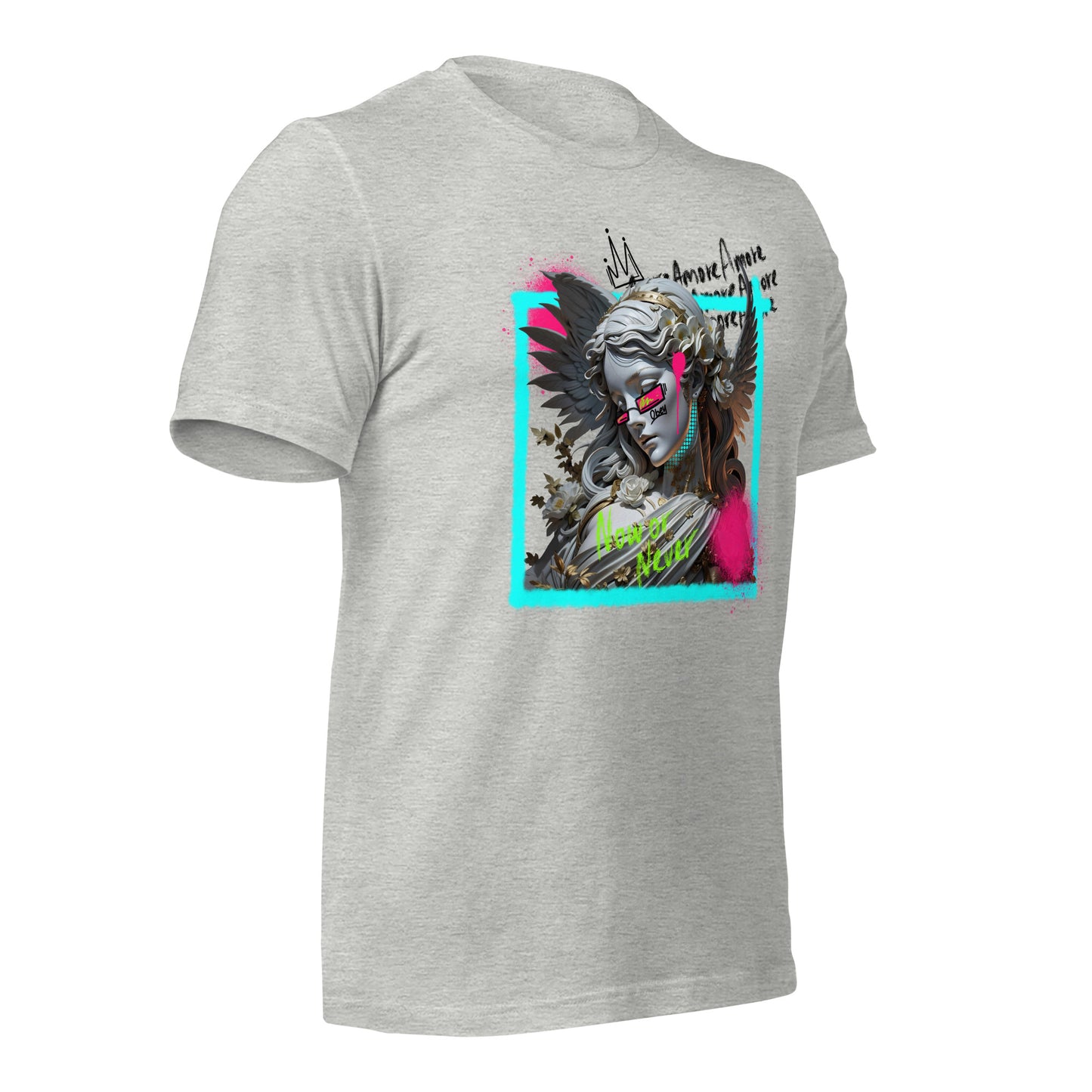 Amore Angel Unisex T-Shirt in Bright Colors