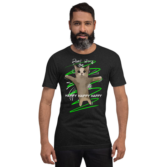 Happy Cat Unisex Dark Colors Tee