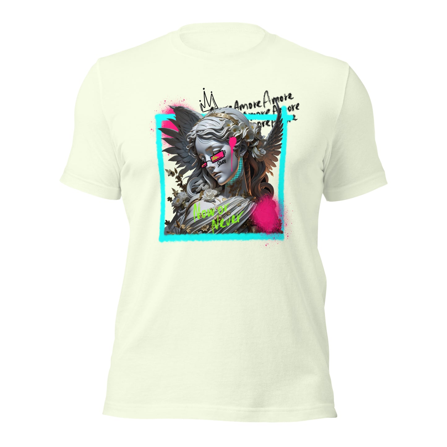 Amore Angel Unisex T-Shirt in Bright Colors