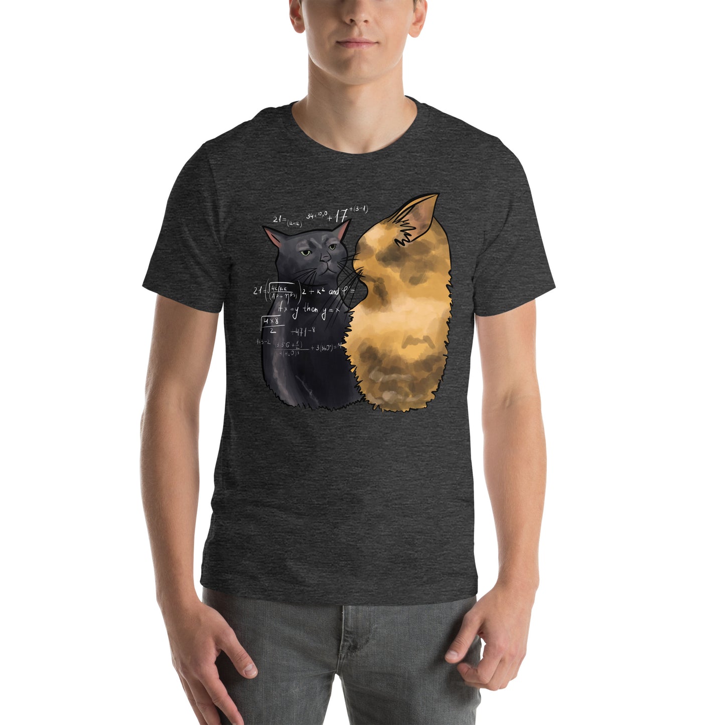 Nerd Cats Unisex Tee in Dark