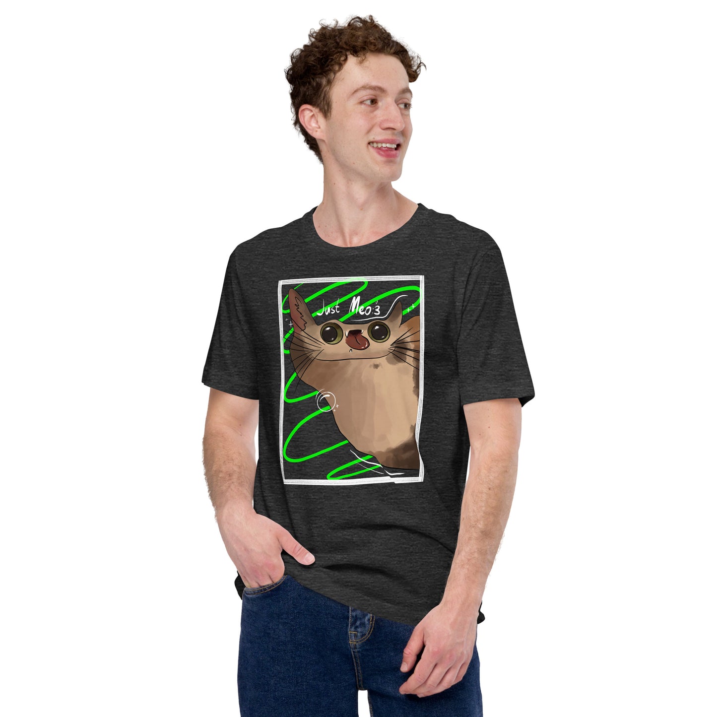 Meow Unisex Dark Colors T-Shirt