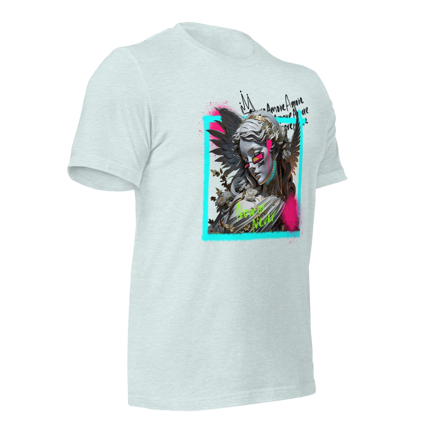 Amore Angel Unisex T-Shirt in Bright Colors