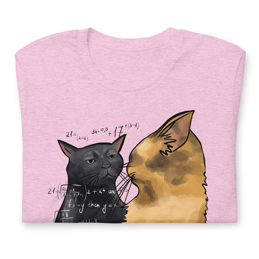 Nerd Cats Unisex Tee in Bright