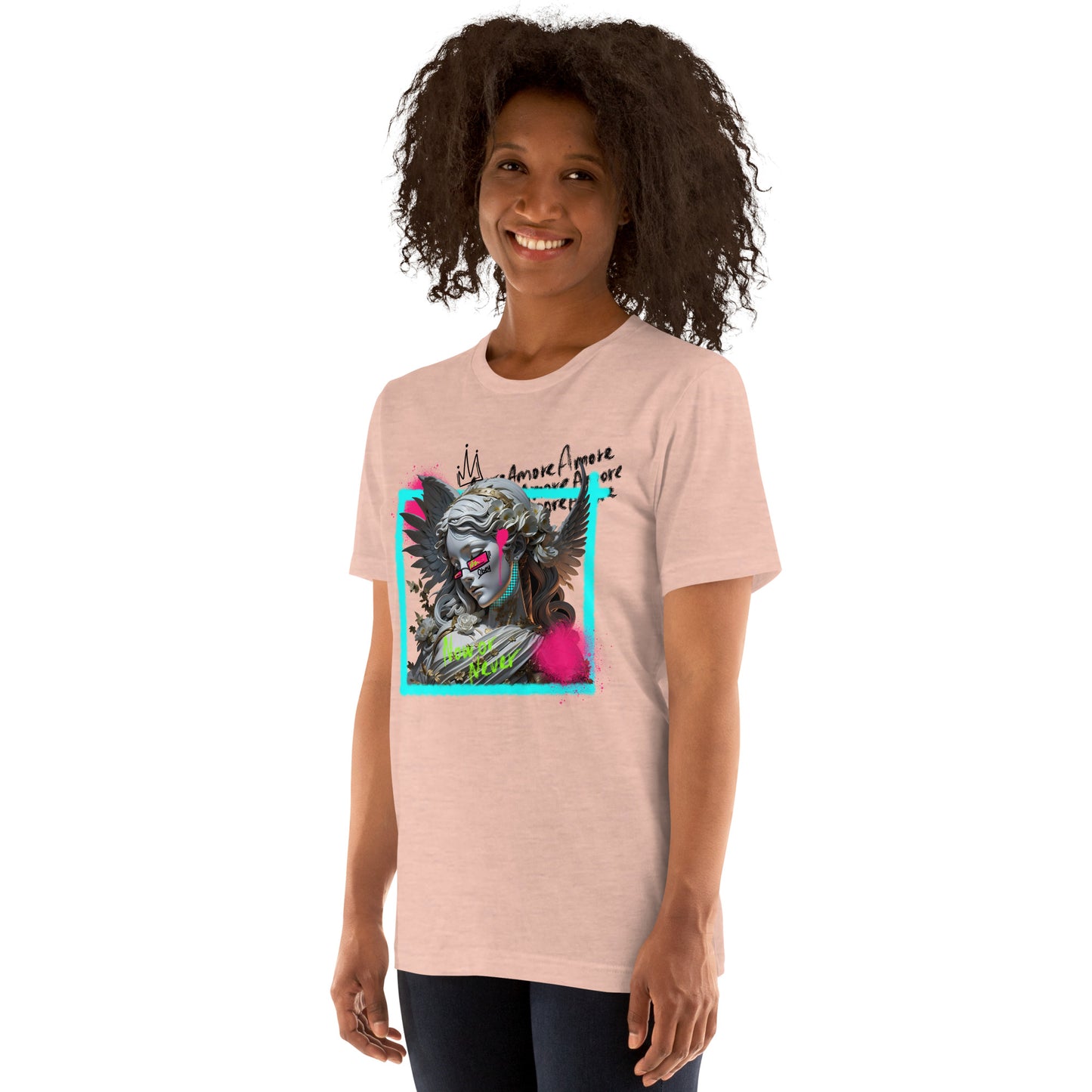 Amore Angel Unisex T-Shirt in Bright Colors