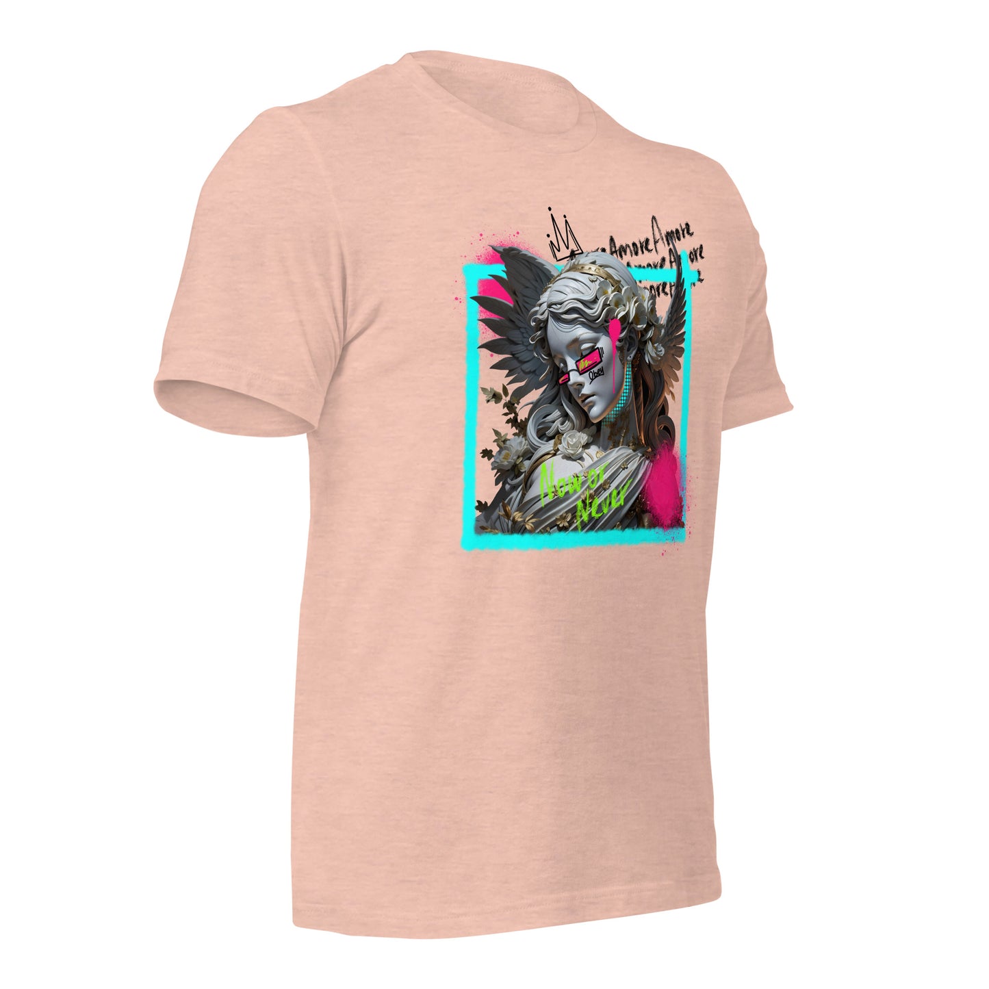 Amore Angel Unisex T-Shirt in Bright Colors