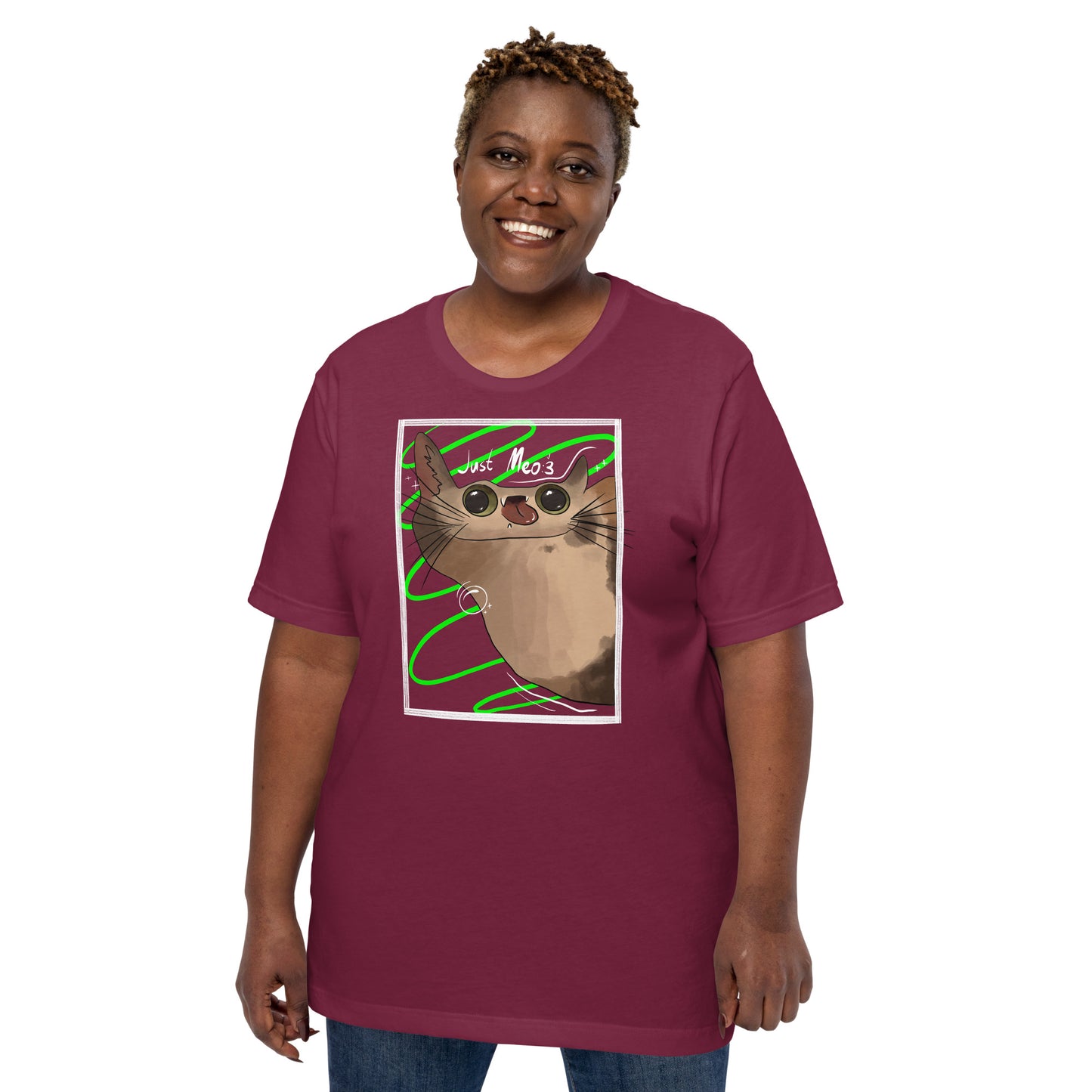 Meow Unisex Dark Colors T-Shirt