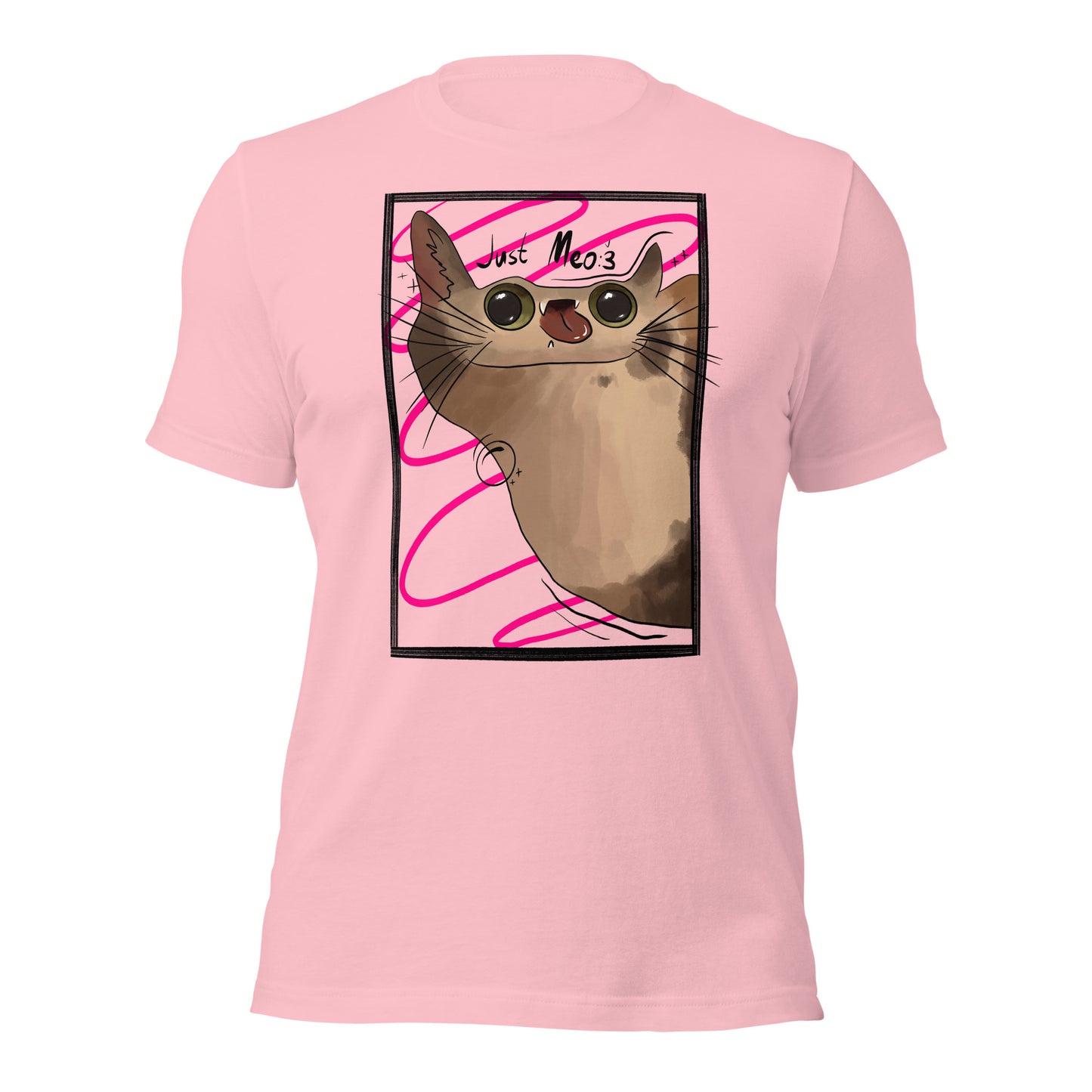 Meow Unisex Bright Colors T-Shirt