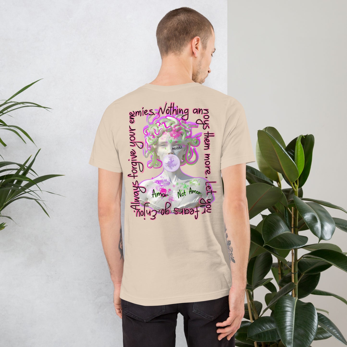 Two-Face Medusa Bright Unisex Tee