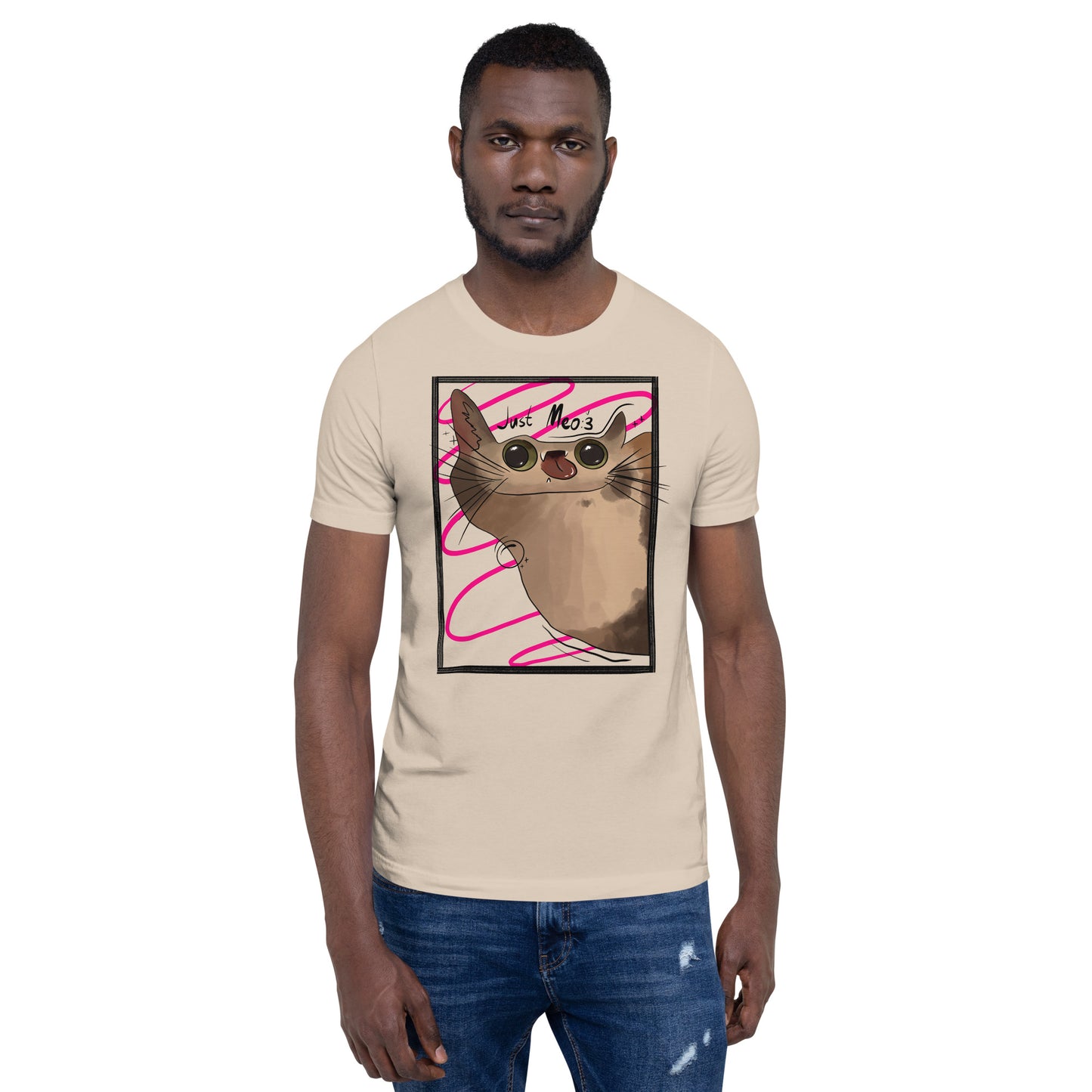 Meow Unisex Bright Colors T-Shirt