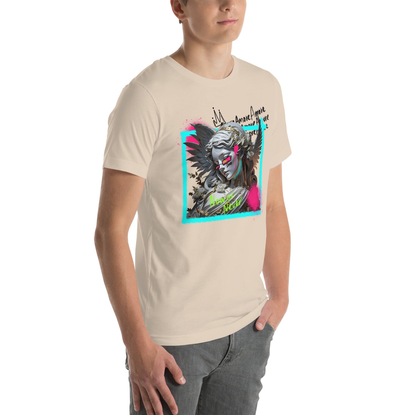 Amore Angel Unisex T-Shirt in Bright Colors